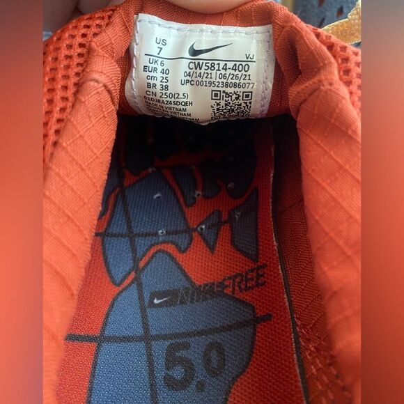 Nike Free Run Trail 'Thunder Blue' Suede CW5814-400 New Size 7 No Box Men’s - Picture 3 of 16